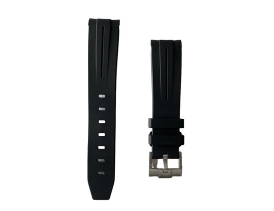 Black rubber strap