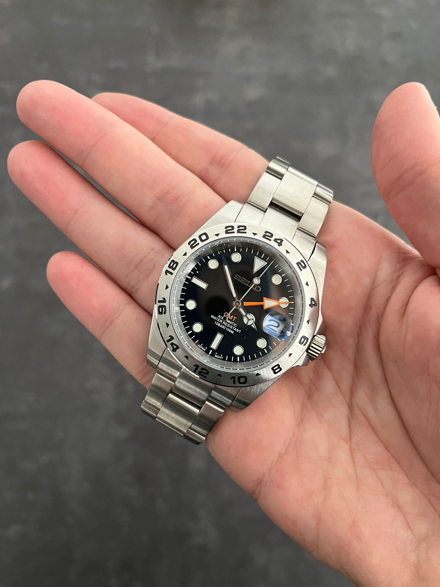 NEW人気新品36mmEX1エクワンEXPLORER１仕様SEIKO MODエクスプローラ 腕時計(アナログ)