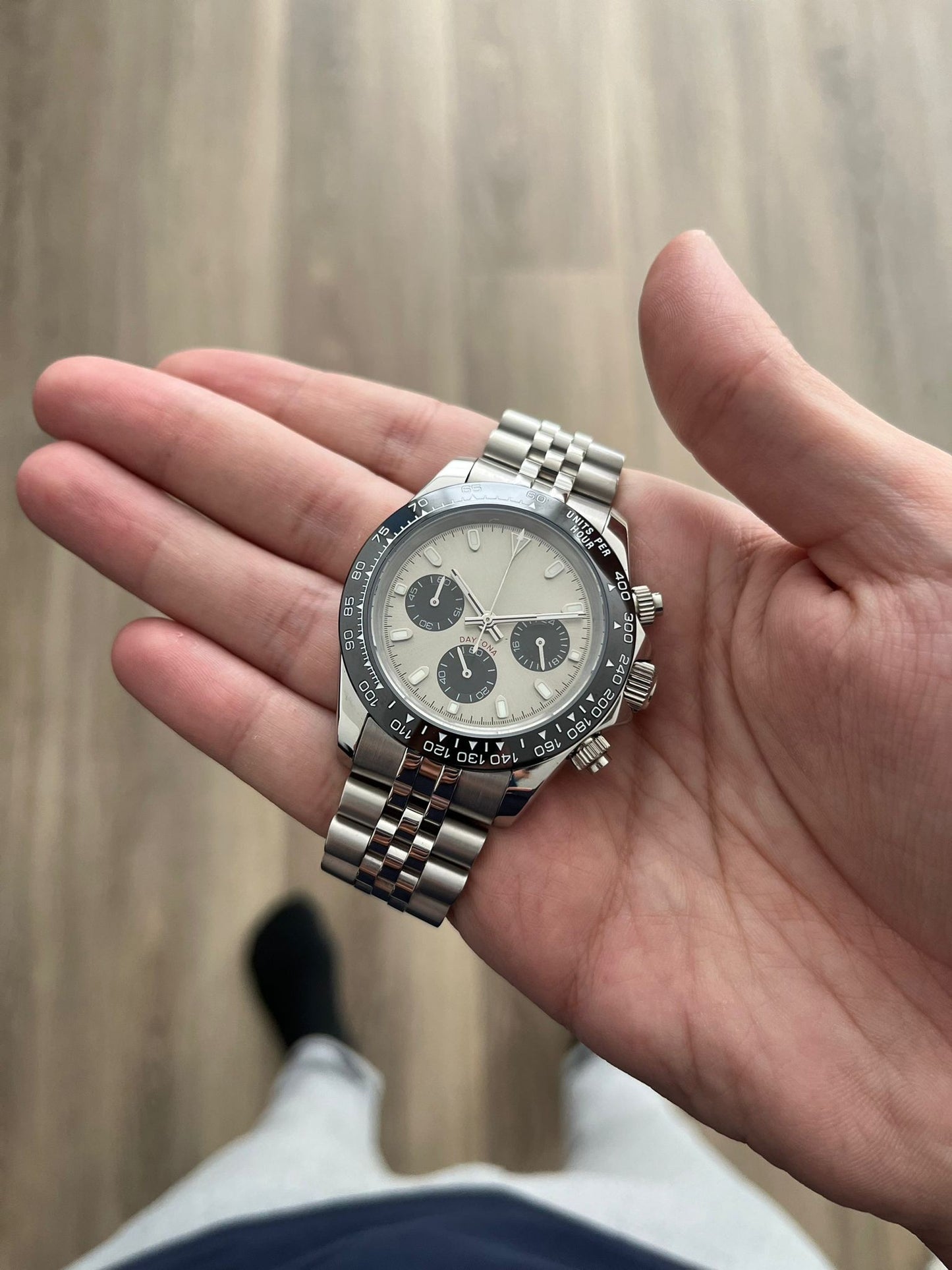 40mm Daytona Mod Slate Grey Dial on Jubilee bracelet