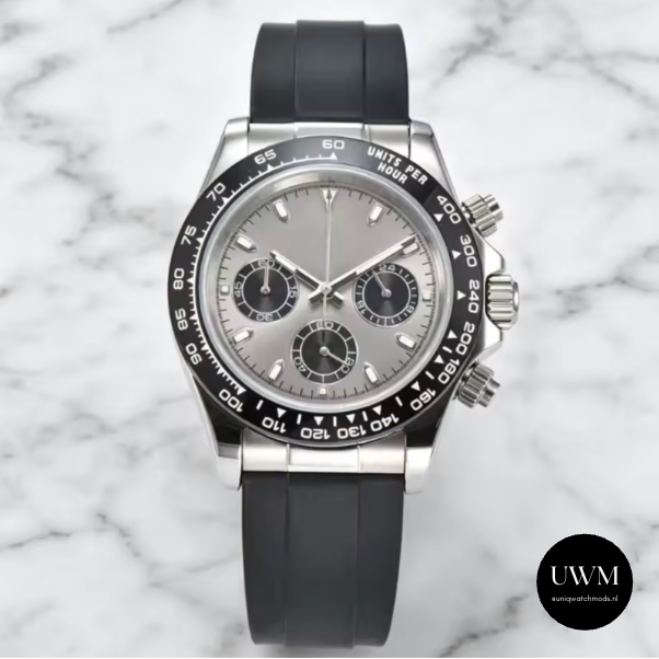 40mm Racing Chronograph Slate Grey Dial Black Ceramic Bezel