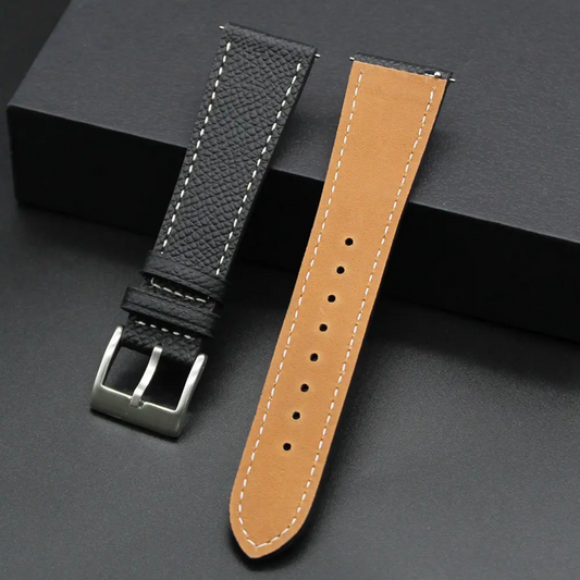 Quick-release leather watch strap (20mm) - uniqwatchmods.nl