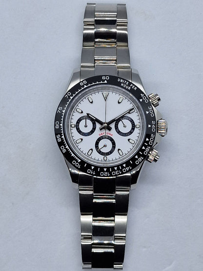 40mm Racing Chronograph Panda Dial Ceramic Bezel