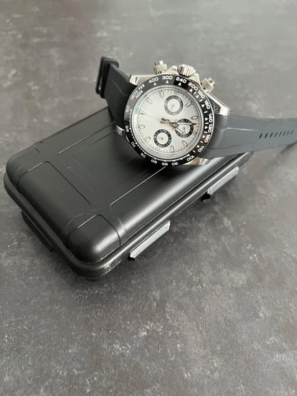 40mm Racing Chronograph Panda Dial Ceramic Bezel