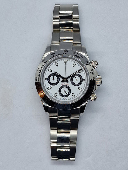 Daytona Mod Panda Dial Steel Bezel on oyster bracelet