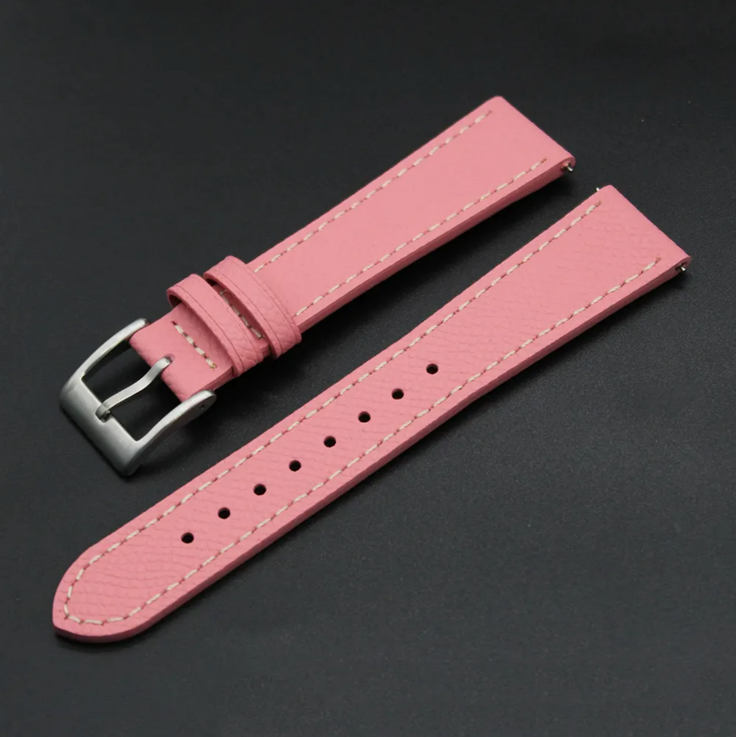 Quick-release leather watch strap (20mm) - uniqwatchmods.nl