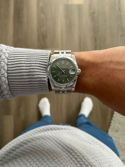 Seiko Mod - 36mm Datejust Mint Green Dial