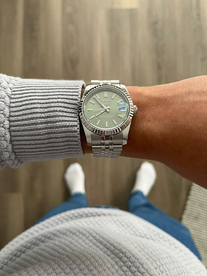 Seiko Mod - 36mm Datejust Mint Green Dial