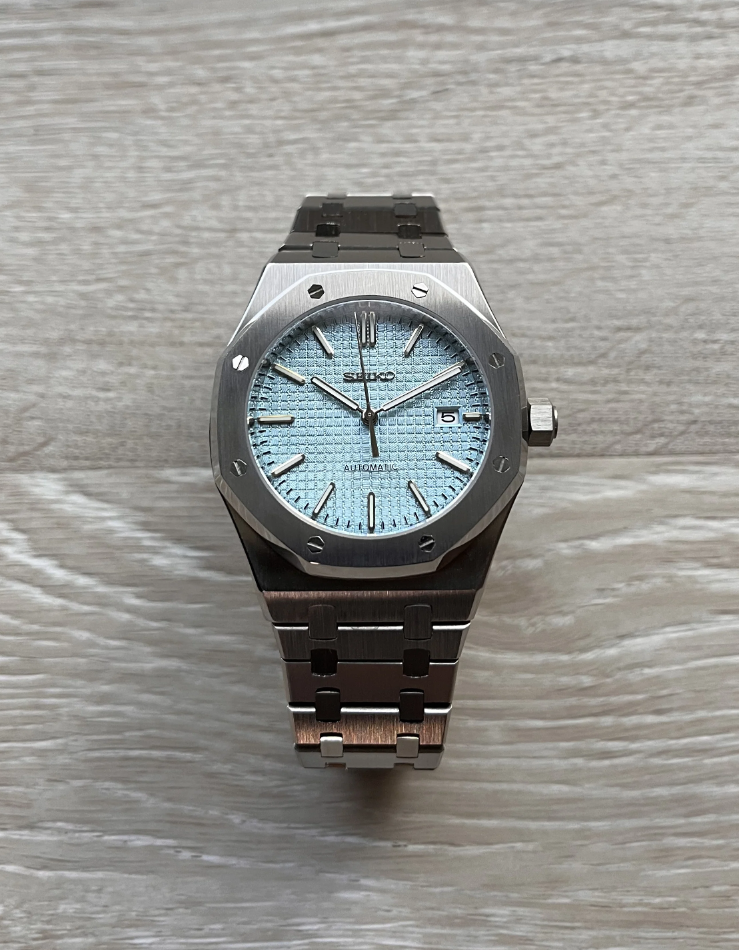 Seiko Mod - 41mm Royal Oak Automatic - uniqwatchmods.nl