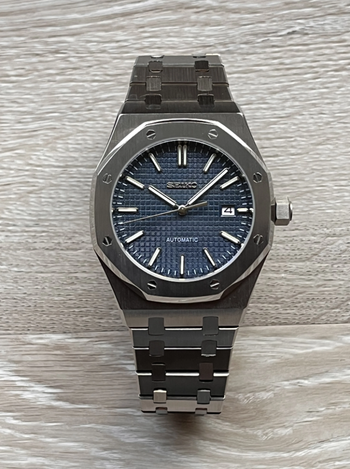 Seiko Mod - 41mm Royal Oak Automatic - uniqwatchmods.nl