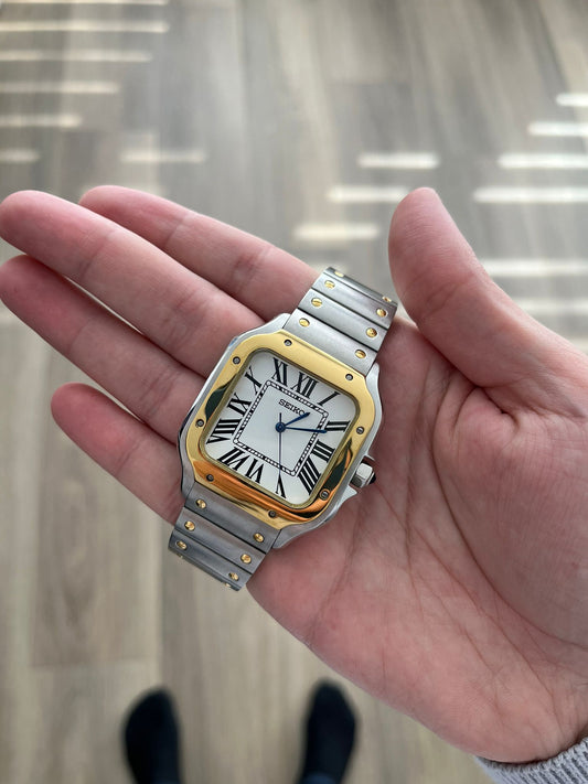 Seiko Mod - 38mm Santos (5 colors)