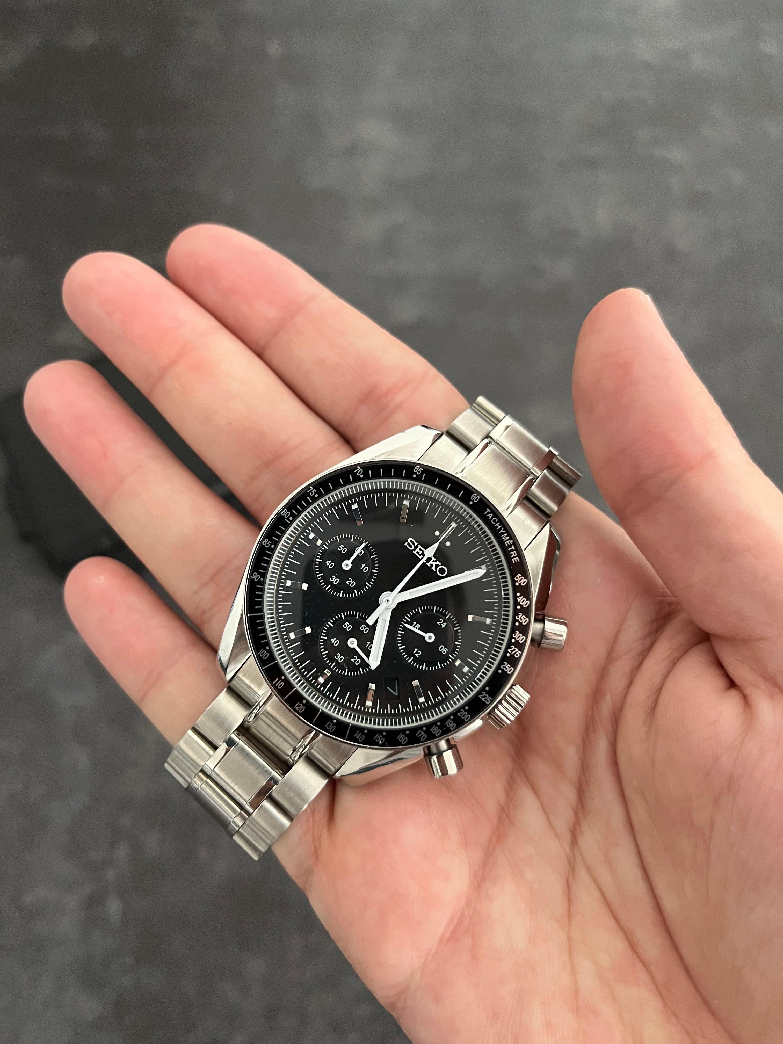 Seiko Mod 42mm Moonwatch Chronograph Uniq Watch Mods