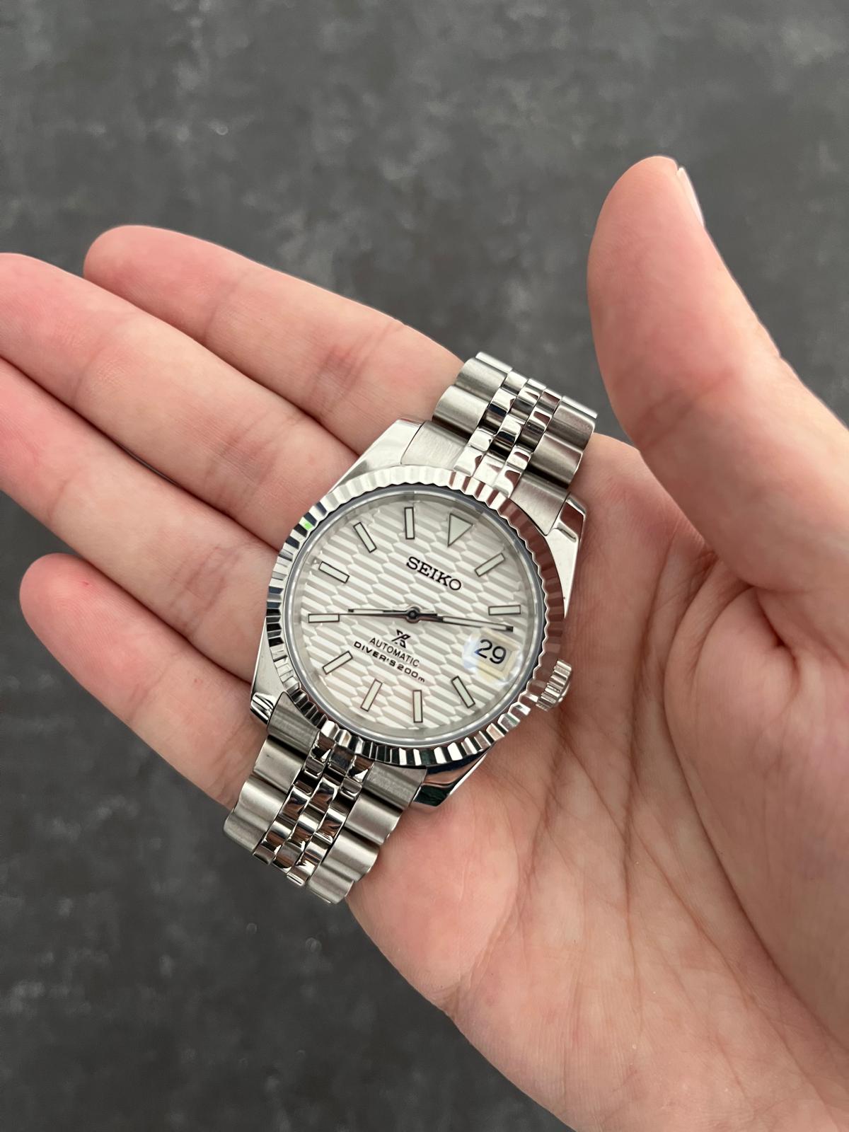 Seiko Mod - 36mm Datejust Fluted Motif Dial (3 colors)